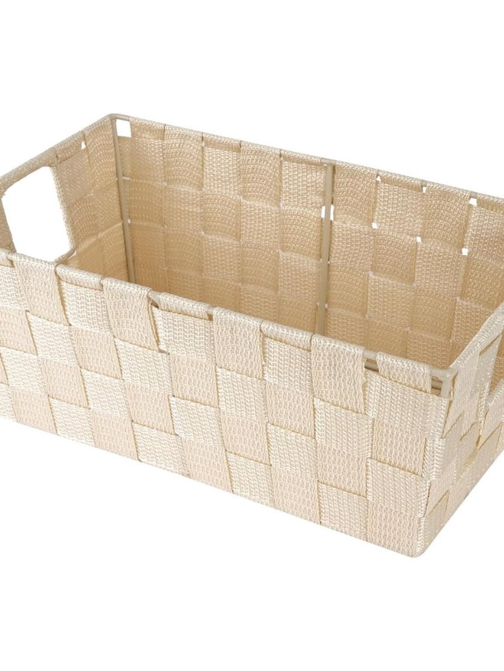 Small Woven Storage Baskets for Shelves - Decorative Bathroom Organizer Bins wit